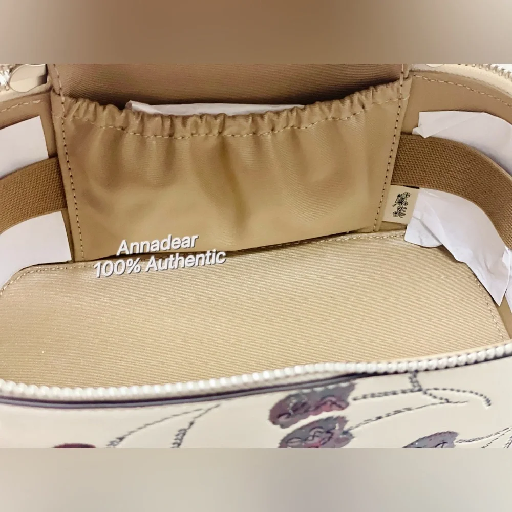 NWT Coach Cosmetic Case With Cherry Print in Chalk Multi CDC13 - Picture 9 of 11
